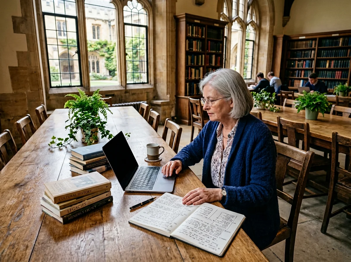 A warm study environment